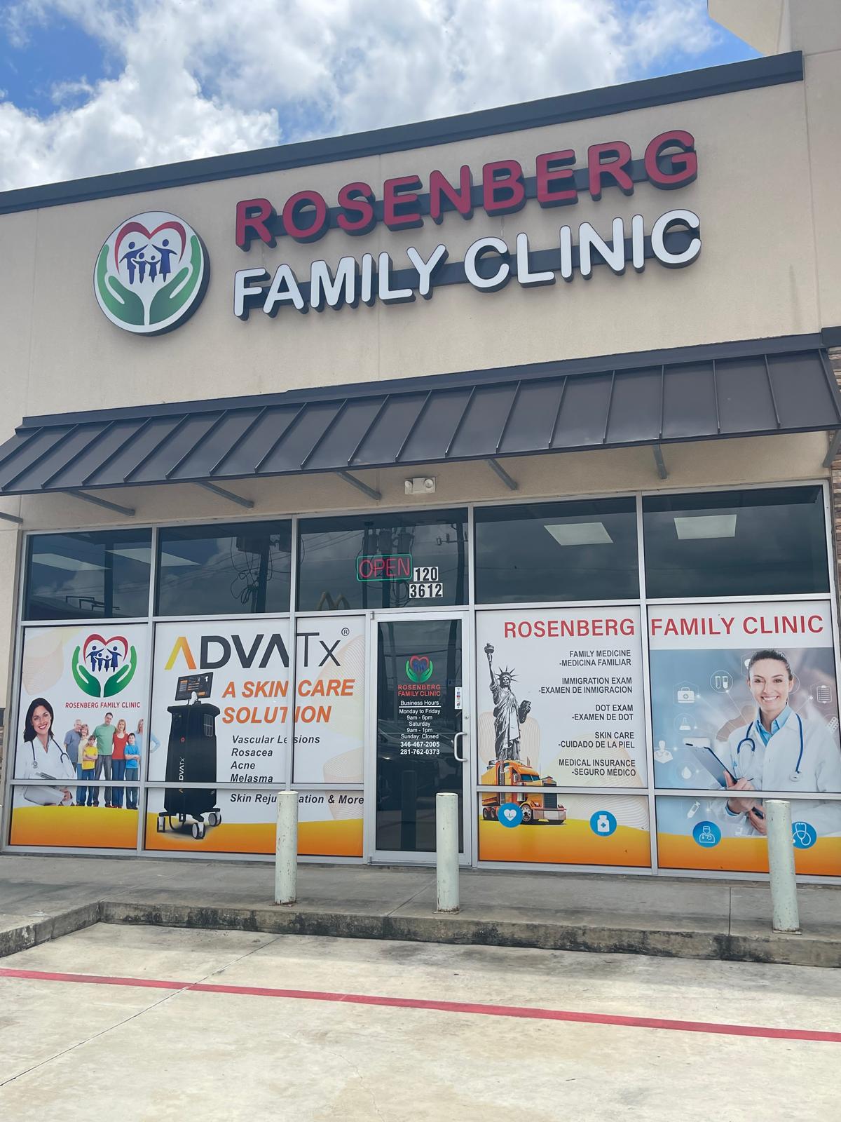 Vista exterior de Rosenberg Family Clinic