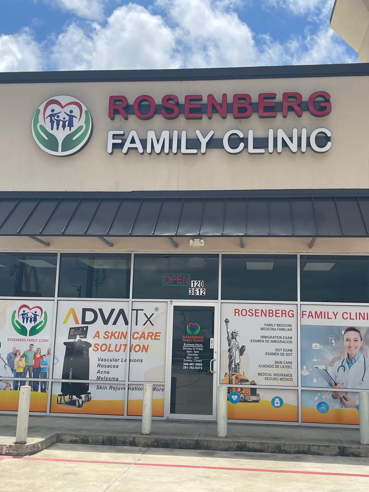 Vista exterior de Rosenberg Family Clinic